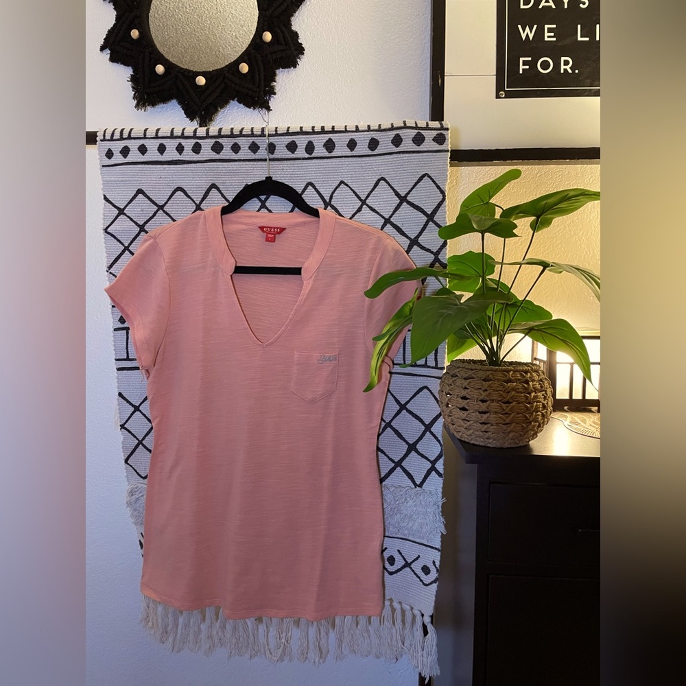 Guess size large shirt with pocket